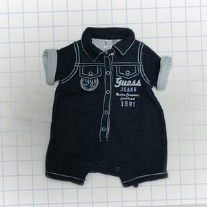 Baby Guess soft denim romper